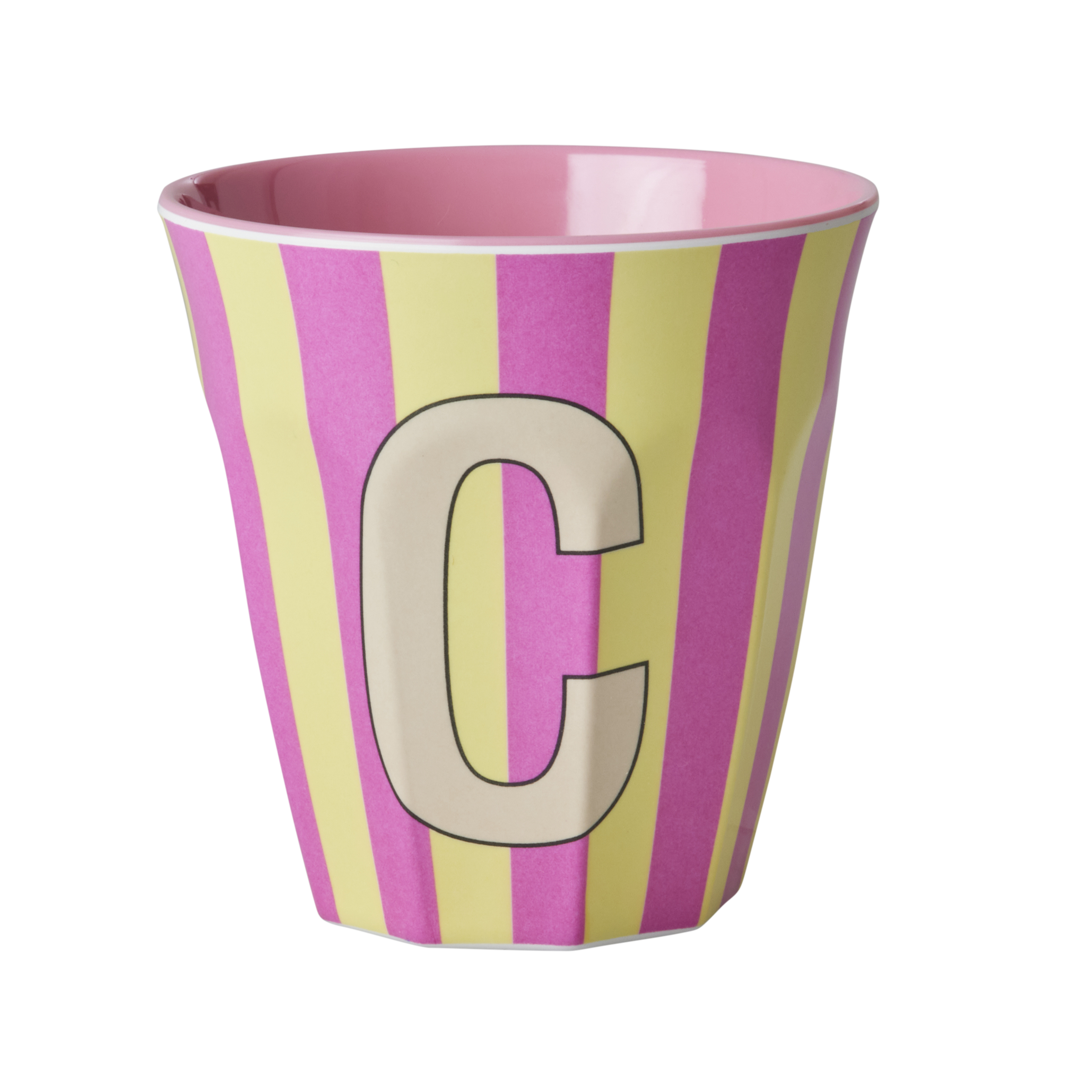 Melamine Alfabet kop, pink mix - 250 ml.